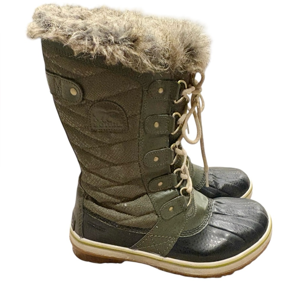 SOREL TOFINO II BOOTS Waterproof Peatmoss/Black NL2333-213 Size 7.5